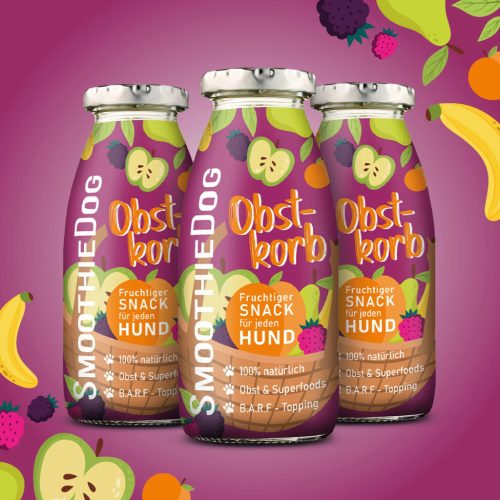SmoothieDog Gyümölcsös smoothie kutyáknak , 250ml , Smoothiedog