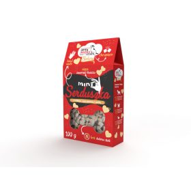 Kutyakeksz mini szívecske - Nyúl , kókusz, sárgabarack