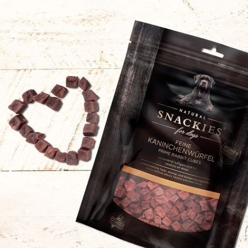 Nyúlhús kockák tréning snack 90g , Snackies
