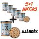 5+1 Főtt menü - Nyúl rizzsel, sárgarépával, áfonyával , 400g , Sanadog