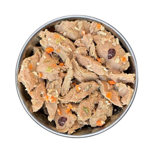 Főtt menü - Nyúl rizzsel, sárgarépával, áfonyával , 400g , Sanadog