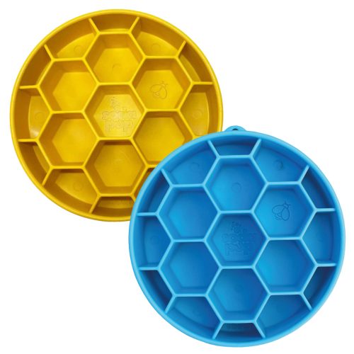 Habzsolásgátló tál  HONEYCOMB - kék , SodaPup