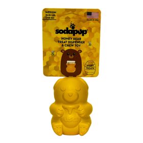   HONEYBEAR - Jutalomfalattal tölthető, méreganyagmentes játék kutyáknak , SodaPup®