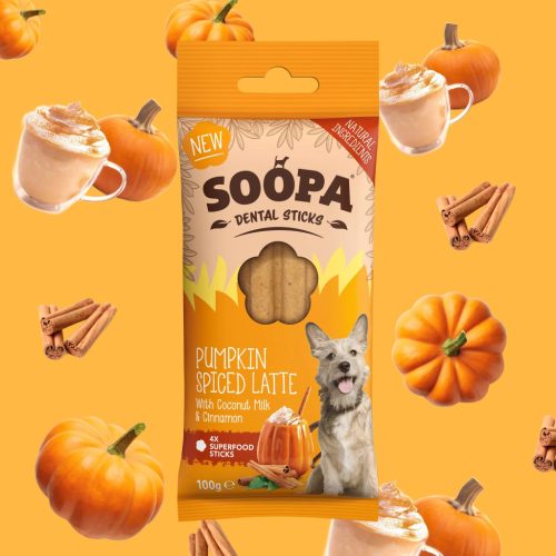Fogtisztító sticks - Pumpkin Spice Latte , Soopa