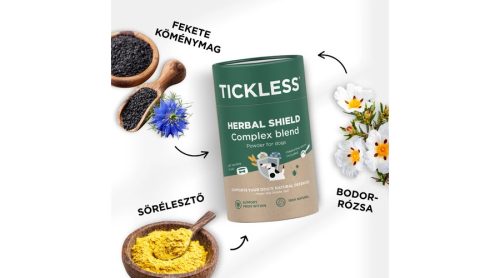 HerbalShield komplex por - természetes védelem élősködők ellen , Tickless