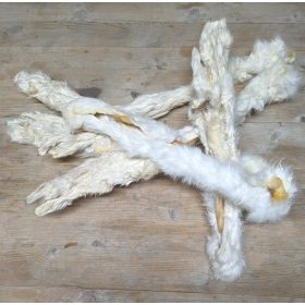 Nyúlbőr szőrős , szárított , Teomann