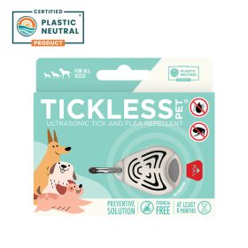   Vegyszermentes ultrahangos kullancs és bolha riasztó kutyáknak , Tickless , Bézs