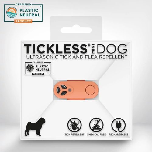 Vegyszermentes ultrahangos TÖLTHETŐ kullancs és bolha riasztó kutyáknak , BARACK  , Tickless 