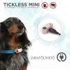 Vegyszermentes ultrahangos TÖLTHETŐ kullancs és bolha riasztó kutyáknak , LILA , Tickless 