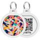 ID Smart biléta nyakörvre - Multicolor