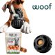 Pupsicle SZETT - extra erős tölthető interaktív játék MARHA málnával és spenóttal jutalomfalattal  , L , fekete , Woof