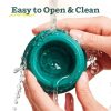 Pupsicle SZETT - extra erős tölthető interaktív játék jutalomfalat készítő formával , S , fekete , Woof