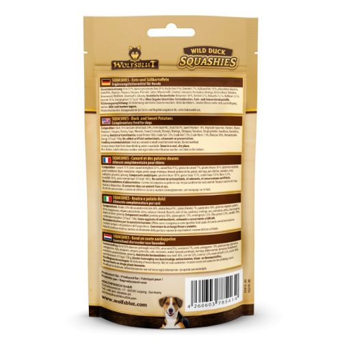 Wild Squashies - puha jutalomfalat - Kacsa édesburgonyával , Wolfsblut