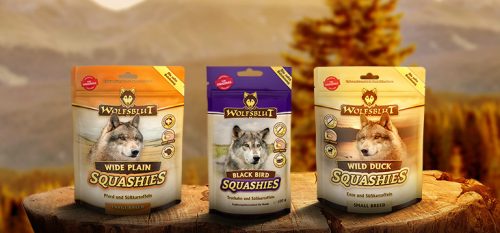 Wild Squashies - puha jutalomfalat - Kacsa édesburgonyával , Wolfsblut