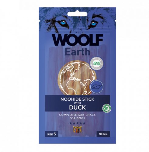 Kollagén rágórúdak - Kacsahússal 10db , Woolf Earth Noohide