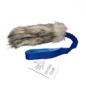   Szőrmés huza-vona játék rugalmas szárral L , Zayma Craft