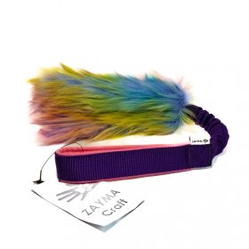   Szőrmés huza-vona játék rugalmas szárral M , Zayma Craft