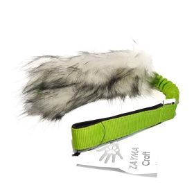   Szőrmés huza-vona játék rugalmas szárral M , Zayma Craft