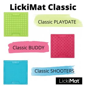LickiMat®  Classic - 3 féle struktúrával